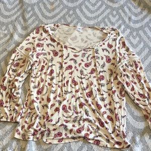 Flower long sleeve